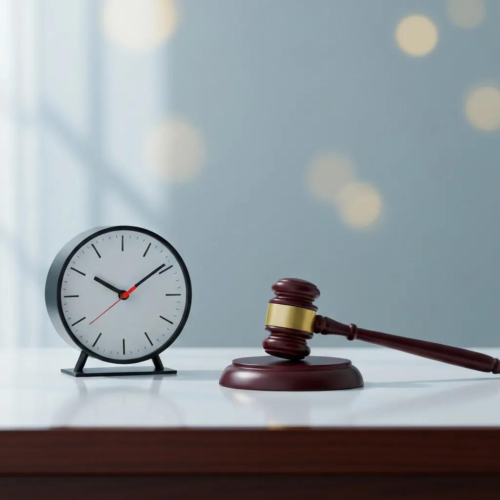 Clock and gavel representing time-saving benefits of trusts in avoiding probate